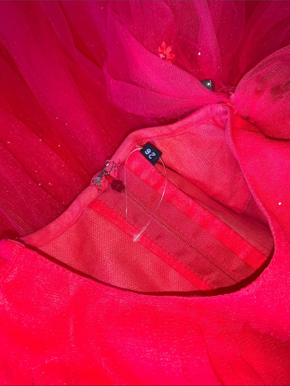 Sparkle Hot Pink Tulle Party Dress for Kids
